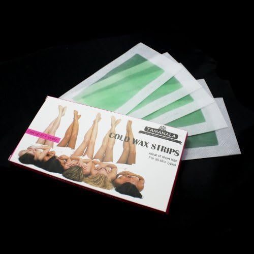TAMANALA Pro 20 PCS DOUBLE SIDE Cold Wax Hair Removal Strip For Leg Body and Facial Hair by TAMANALA