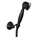 Rozin Oil Rubbed Bronze Brass Hand Shower Head + Shower Hose + Shower Pedestal Holder