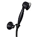 Rozin Oil Rubbed Bronze Brass Hand Shower Head + Shower Hose + Shower Pedestal Holder