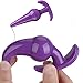 4PCS Silicone Ànàl' Trainer Kit-Bûtt Pl'ugs Beads Massage Toys Back Massage Toys (Purple2)