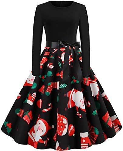 Women Christmas Dress Off Shoulder Plus Size Vintage Evening Party Dress