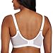 Glamorise Women's Magiclift Seamless Support T-Shirt Soft Cup Bra, White, 44DD