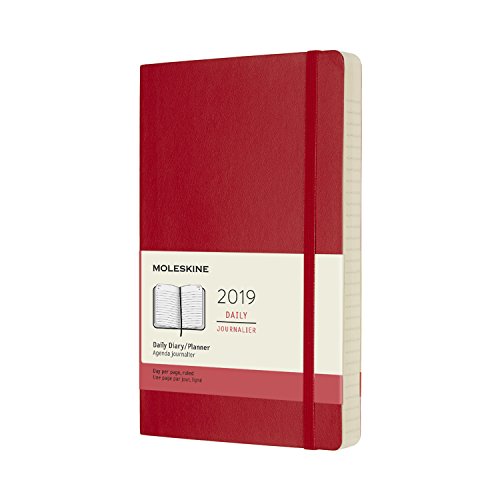 [R.E.A.D] Moleskine Classic 12 Month 2019 Daily Planner, Soft Cover, Large (5