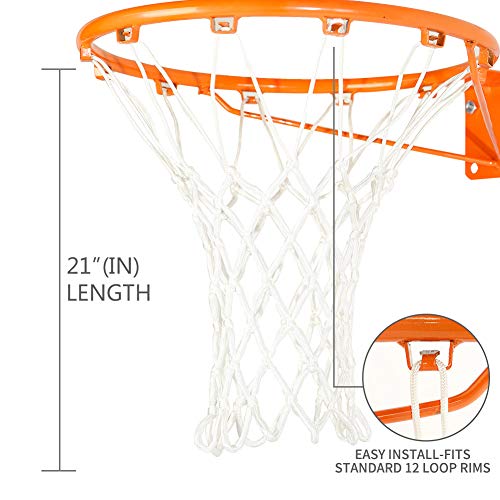 Heavy Duty Thick Basketball Net Professional Replacement, 2022
