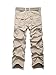 OCHENTA Men's Military Cargo Pants, 8 Pockets Casual Work Combat Tactical Trousers #022 Light Khaki Tag 38 - US 36