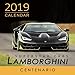 2019 Calendar Superstar Cars Lamborghini Centenario: 2019 Monthly Calendar with USA Holidays & Obser by 