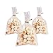 Enenes Cellophane Treat Bags, 200 PCS Cellophane Bags, 4X6 Inch Clear Party Favor Bags for Bakery Cookies Candies Dessert with 200 PCS Metallic Twist Ties(4X6 Inch，200PCS)