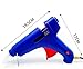 PYRUS Hot Glue Gun 20W Flexible Trigger for DIY Small Craft Projects, Package and Quick Repairs at Home(Free 10 pcs Melt Glue Sticks)