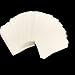 300PCS BcPowr White Blank Message Card Paper Postcard Message Card Word Card Business Card Message Gift Tags.（White）