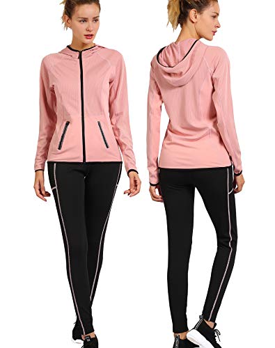 Activewear Sets for Women-Track Leggings Pants Hoodie Jackets 2 Piece Set Tracksuits Yoga Outfit Jogging Workout Set Gymwear