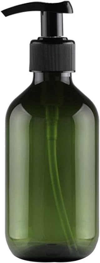 Namgiy Clear Empty Bottle Dispenser Lotion Bottle Soap Liquid Shampoo Container Refillable Gel Shower Plastic 300ML