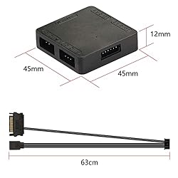 XMSJSIY 5V 3 Pin ARGB to 12V 4 Pin RGB