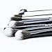 AOOK 10 Pcs Magic Makeup Brushes magic make-up brush for Women wand makeup brushes (Silver+black)