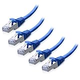 Cable Matters 5-Pack Snagless Short Cat6A