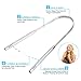 2-Pack Tongue Scraper, Cafhelp Surgical Stainless Steel Tongue Cleaner for Both Adult and Kids, Professional Eliminate Bad Breath, Help Your Oral Hygien