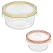 Snapware Total Solution Pyrex Round Pyrex Glass Food Storage Container Set (4-Piece)