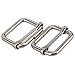 LEORX Metal Sliding Bar Tri-Glides Wire-Formed Roller Pin Buckles Slider Strap Adjuster 25mm Pack of 20