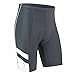 Mens Coolflo 8 Panel Cycling Shorts - Black/White - Lrg