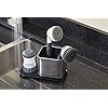 MasterClass-MCSINKSTORE-Kitchen-Sink-Tidy-with-Sponge-Holder-and-Brush-Caddy-Stainless-Steel-20-x-11-x-11-cm-Silver-Black MasterClass MCSINKSTORE Kitchen Sink Tidy with Sponge Holder and Brush Caddy, Stainless Steel, 20 x 11 x 11 cm, Silver…
