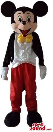 SpotSound Mickey Mouse Cartoon Character Mascot US Costume Fancy Dress
