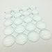 IGOGO 50 PCS Round Glass Dome Cabochons -30mm Clear Magnifying Cabs - Dome Pendant Cab