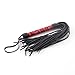 Rose Adult PU Leather Handle Scattered Whip Sexual Toys Flirt Tools 15.75