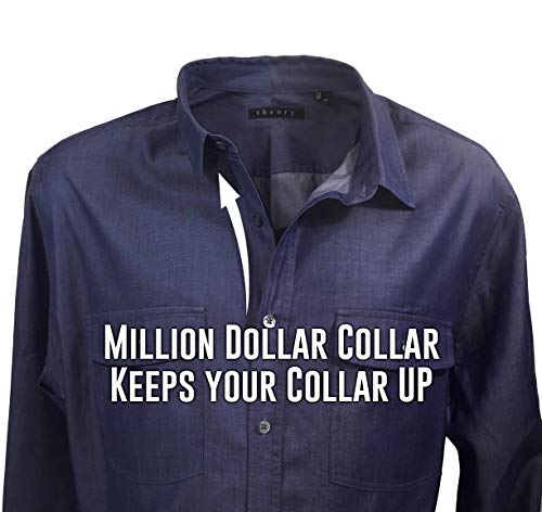 Million Dollar Collar, Sewn In Insert for Dress Shirt Placket, Pack of 50 - Thumbnail 7