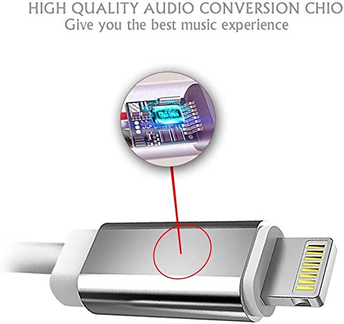 image for NA [2Pack] Headphone Adapter to 3.5 mm Jack Adapter Charge for iPhone 