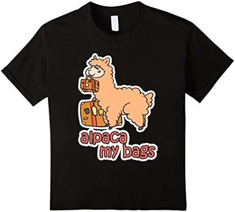 unisex-child Rookery Merch Kawaii Cute Alpaca Anime Retro Geek Tee 6 Black