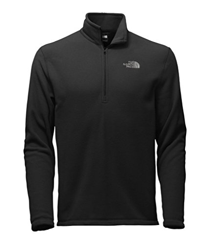 The north face men s tka 100 glacier 1/4 zip tnf black …