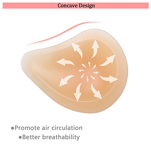 image for no!no! Silicone Breast Forms Women Mastectomy Prosthesis Armpit Make U