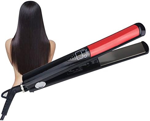 Hair Straightener Iron,Culwad Professional 1 Inch Flat Iron Hair Straightener with Nano-Titanium Plate, Instant Heat Up, Anti- Frizz, Dual Voltage, Digital Screen