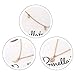 Barogirl Gold Layered Necklace Chain Moon Pendant Dainty Choker Necklaces for Women and Girls
