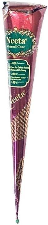 AARNAV Fresh Neeta Henna Cones 25g Natural Herbal Mehndi Paste
