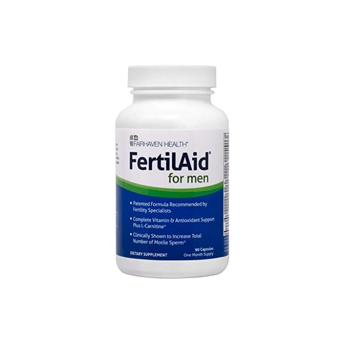 FertilAid for Men - Male Fertility Supplement - Male Count and Motility Support - Targeted Fertility Ingredients and Men…