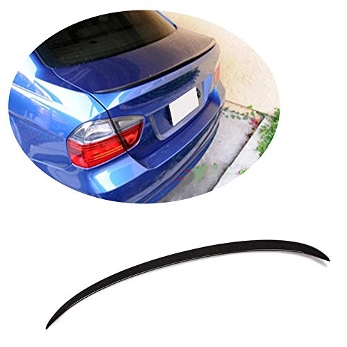 MCARCAR KIT Trunk Spoiler fits BMW 3 Series E90 325i 328i 330i 335i M3 M Sport M-tech Sedan 2005-2012 Factory Outlet Carbon Fiber CF Rear Boot Lid Highkick Wing Lip - Thumbnail 7