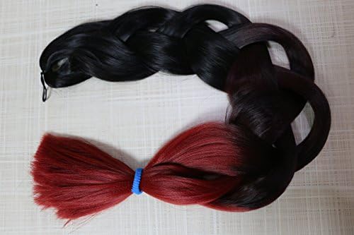 32" 165g 37 Colors ombre X-pression Braiding Hair, Ultra Braid, Synthetic Braiding, Hair Bulk Hair for Braiding, Hair Extension, 1pc (5)