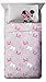 Jay Franco Disney Minnie Mouse Faces Twin Sheet Set - 3 Piece Set Super Soft and Cozy Kid’s Bedding - Fade Resistant Microfiber Sheets (Official Disney Product)