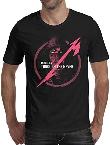 Men's Short Sleeve Cotton Tshirts Crew Neck Rock Music Symbol Art Funny Top