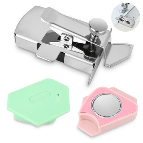 41pasDT3XNL 3Stück Magnetische Nahtführung Für Nähmaschine, Magnetischer Universal Nahtführer, Multifunktionales Anti-Curl-Magnetmessgerät Nähzubehör, Nähmaschinen Befestigungslehren Werkzeug