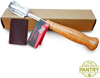 FLASH SALE Bread Lame From Grow Your Pantry - Premium Crafted Bread Scoring Tool, Achieve Perfect Cutting And Patterns. With 6 Blades + BONUS Leather Protected Cover. Join the GYP Family Today!