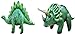 Jet Creations Inflatable Dinosaur 2 Pack - Stegosaurus and Triceratops