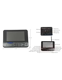 4Ucam TWO Cámara digital inalámbrica + 7 "Monitor Quad view + Adaptador para Furrion FRCBRKT BL Kit de montaje de preinstalación (FOS48T BL   FOC12TA BL) para RV, remolque, 5tas ruedas