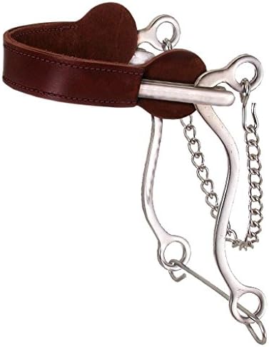 Kelly SS Leather Nose Cable Center Hackamore Bit Horse Tack 25102-0-0