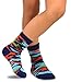 TeeHee Little Boys Cotton Fashion Fun Crew Socks 6 Pair Pack (6-8 Years, Colorful Camo)