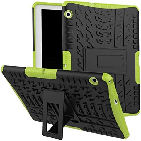Huawei Mediapad M5 10 Pro 10.8" Stand Case, Portable Foldable Wheel Marks Armour Useful Devise Cover, LICHE Release Protect Thin Slim Warrior Tablet Light Case for Huawei Mediapad M5 10 10.8" Green