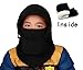 SPRY Kid's Winter Windproof Hat Warm Face Cover Adjustable Balaclava Ski Hat ,Thermal Fleece Inside (Black)
