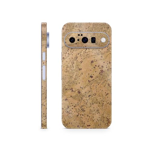 Glossy Glitter Phone Skin Compatible with Google Pixel 10 - Cork - Premium 3M V…