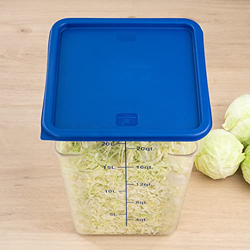 Restaurantware LID ONLY Met Lux Food Storage Container Lid, 1 Square