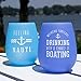Pavilion Gift Company We People The Boat Life Purple and Blue Silicone Wine Glass Set, Multicolor